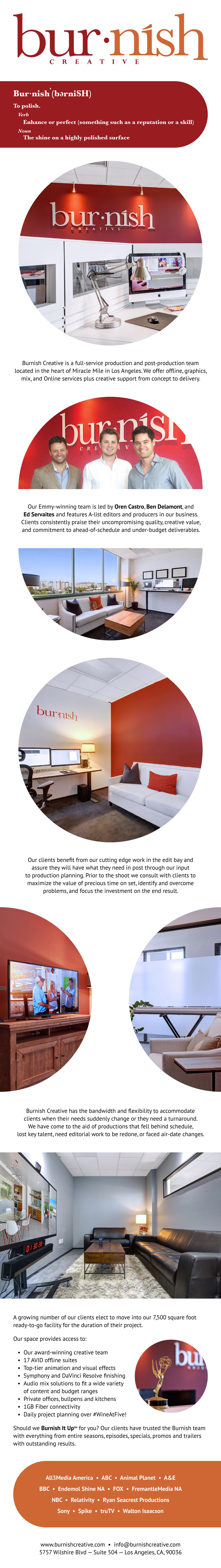 Burnish Creative Email One-Page Scroller